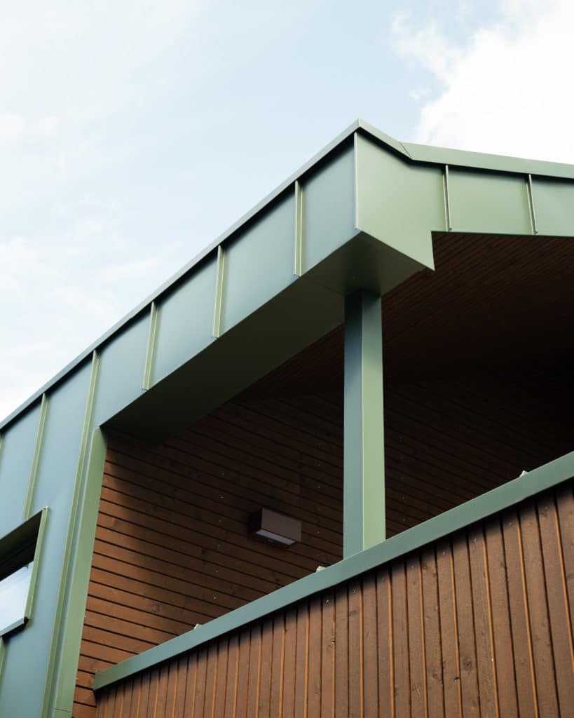 Bilde av tak på privat hus som er gjort av Selbak Blikkenslagerverksted i Fredrikstad.
